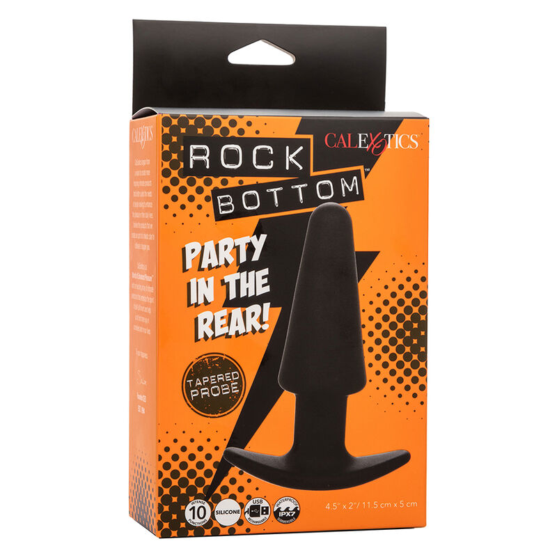 Calexotics-Rock Bottom Analplug Conic 10 Vibrationen, Silikon · Sextoys (Bild 2)