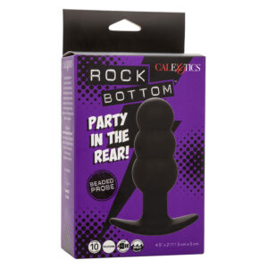 Calexotics-Rock Bottom Analplug mit Perline 10 Vibrationen Silikon · Sextoys (Bild 5)
