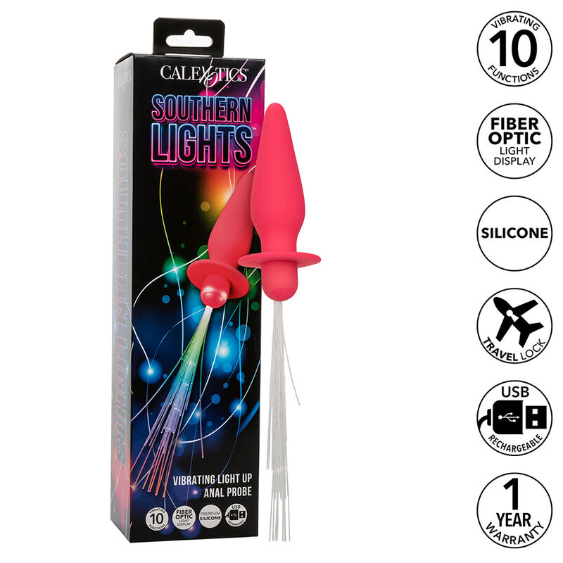 Calexotics-Southern Lights Analplug Beleuchtung, 10 Vibrationen · Sextoys (Bild 8)