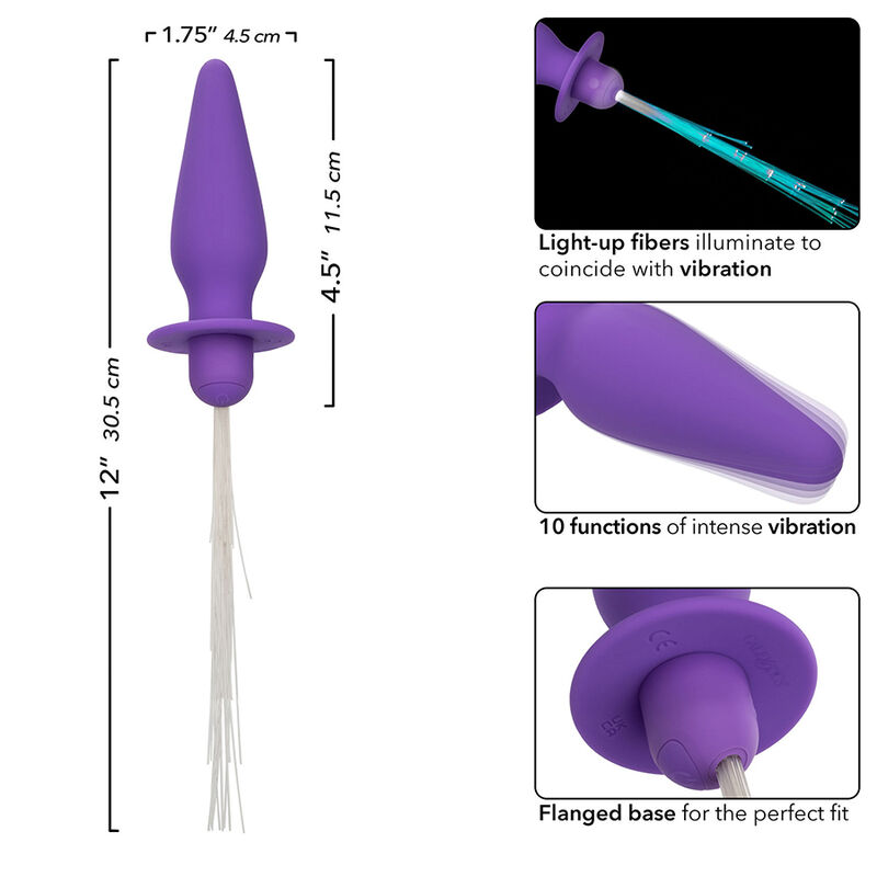 Calexotics-Southern Lights Analplug Hell mit 10 Vibrationen · Sextoys (Bild 2)