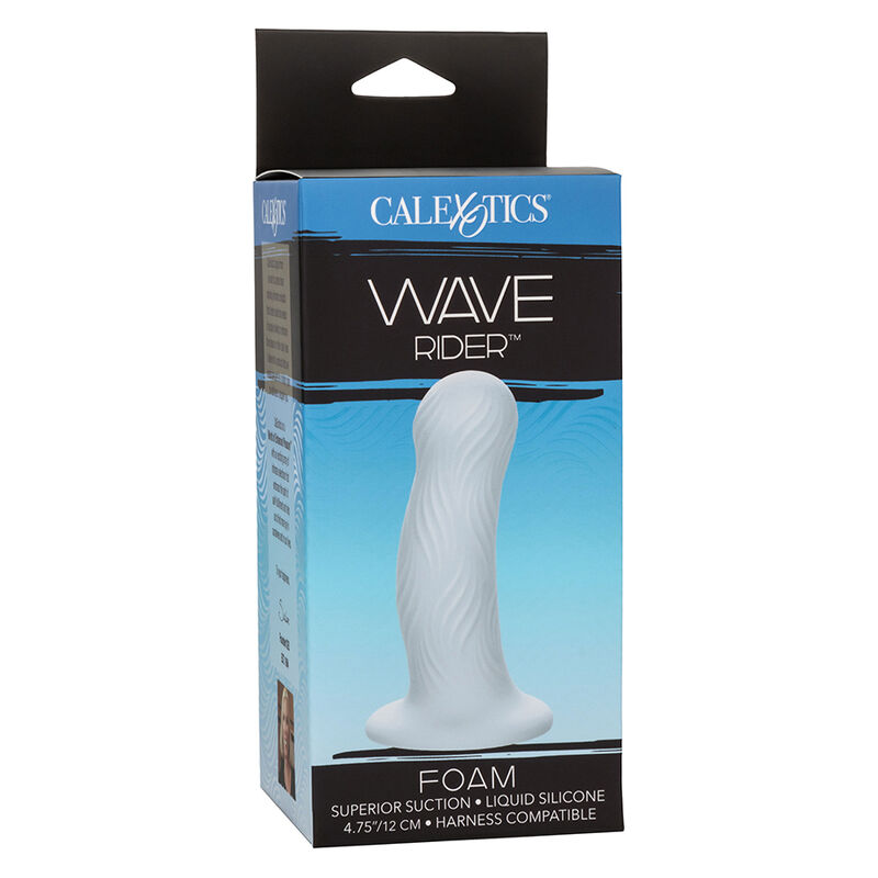Calexotics-Wave Rider Foam Anal Plug Blue-Silikon, Wasserdicht · Sextoys (Bild 3)
