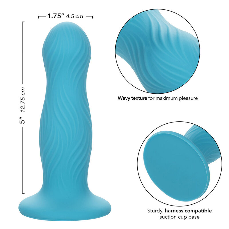 Calexotics-Wave Rider Swell Analplug Blau-Silikon, Wasserdicht · Sextoys (Bild 4)