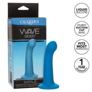Calexotics-Wave Rider Ripple Analplug Blau-Silikon, Wasserdicht · Sextoys (Bild 9)