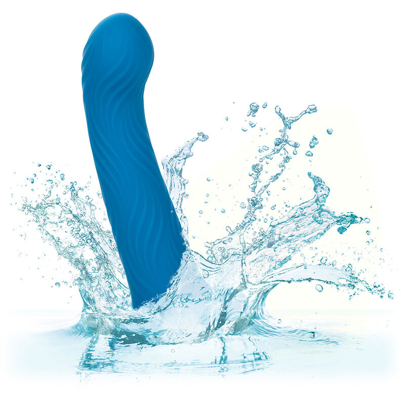 Calexotics-Wave Rider Ripple Analplug Blau-Silikon, Wasserdicht · Sextoys (Bild 4)