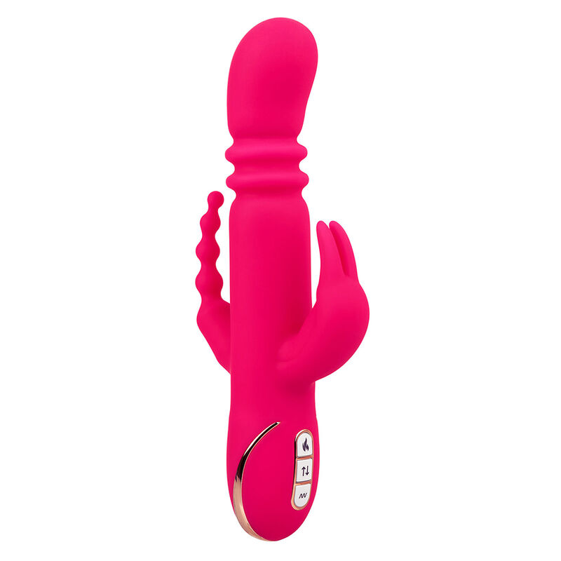 Calexotics-Jack Fantasy Vibrator Dreifach Kaninchen Erhitzt Rosa-7 · Vibratoren (Bild 9)