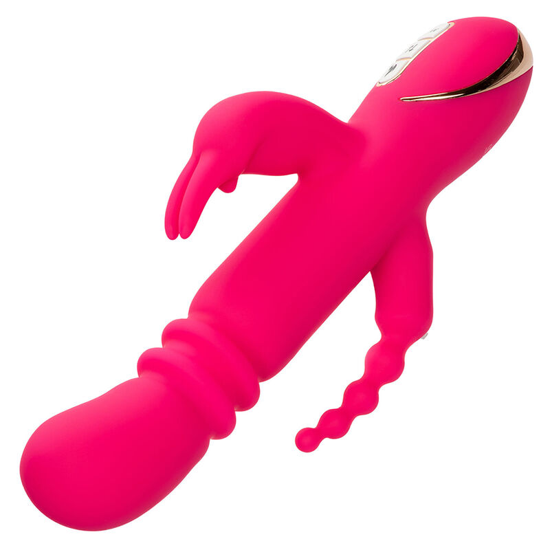 Calexotics-Jack Fantasy Vibrator Dreifach Kaninchen Erhitzt Rosa-7 · Vibratoren (Bild 7)