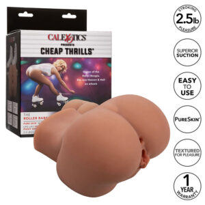 Calexotics-Roller Babe Doppel Masturbator, Farbe Flesh-Saugnapf · Sextoys (Bild 9)
