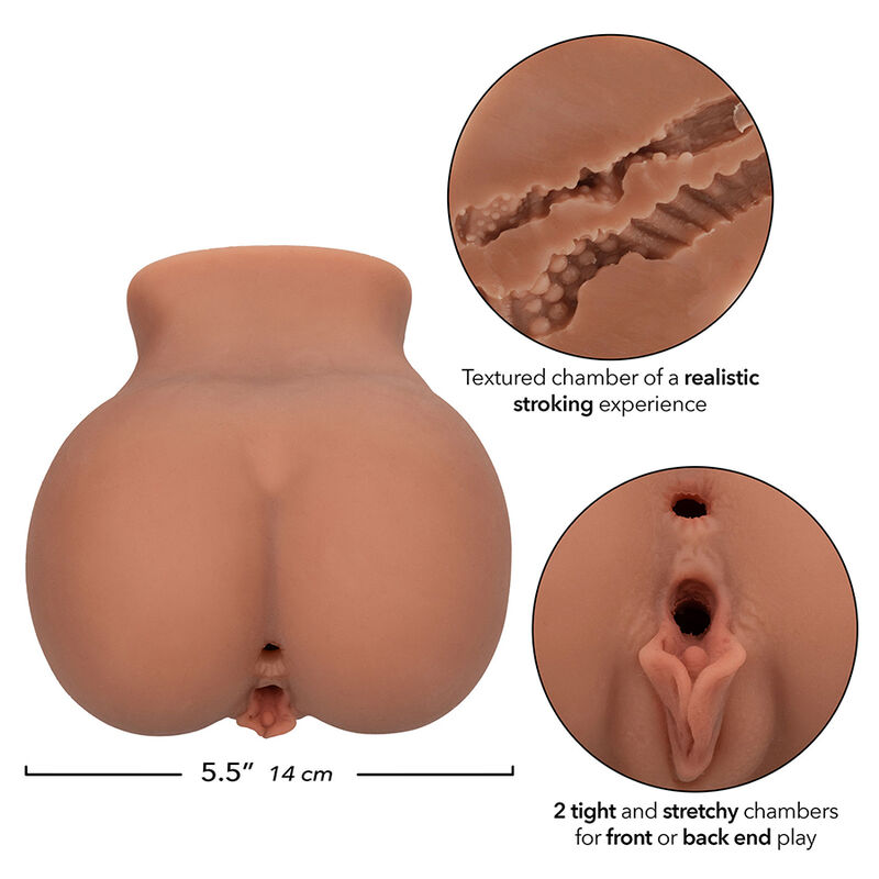 Calexotics-Roller Babe Doppel Masturbator, Farbe Flesh-Saugnapf · Sextoys (Bild 2)