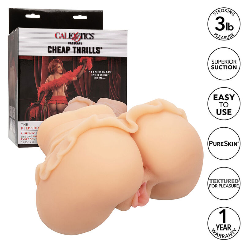 Calexotics-Die Peep Show Girl Doppel Realistische Masturbation Flesh · Sextoys (Bild 9)