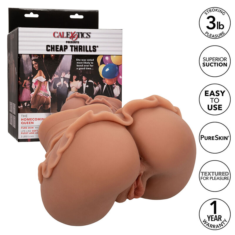 Calexotics-The Homecoming Queen Masturbator Double Realistic Caramel · Sextoys (Bild 9)