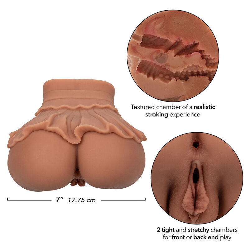 Calexotics-The Homecoming Queen Masturbator Double Realistic Caramel · Sextoys (Bild 2)