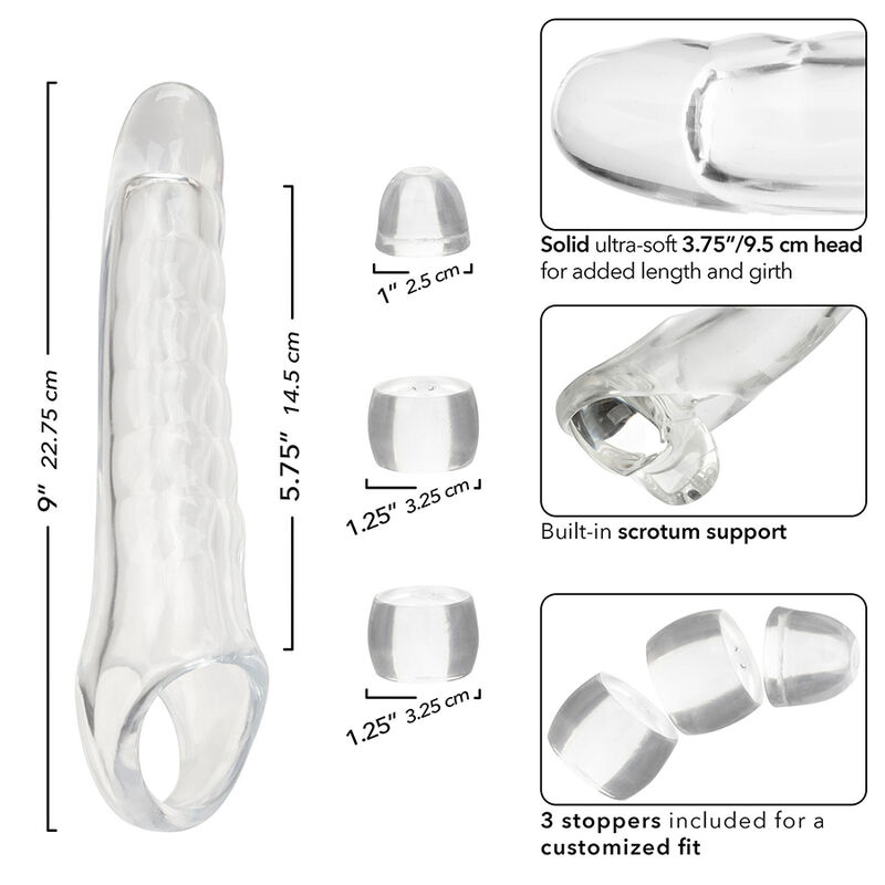 Calexotics-Maxx Extension Transparent Einstellbarer Pen · Sextoys (Bild 6)
