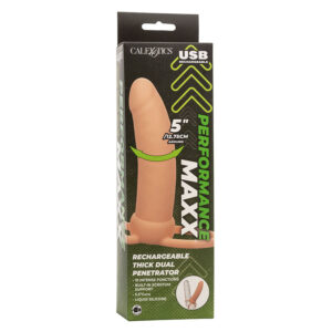 Calexotics-Maxx Thick Dual Penetrator 10 Nackt-Silikon-Schwingungen · Sextoys (Bild 6)