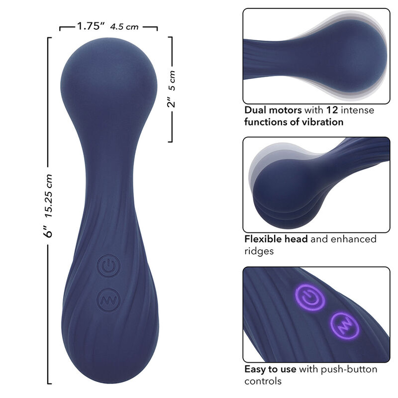 Calexotics-Charisma Temptation Massager 12 Funktionen Lila-Silikon · Vibratoren (Bild 7)