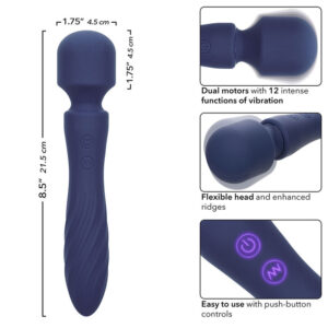 Calexotics-Charisma Mystique Massagegerät mit Doppelmotoren 12 Funktionen · Vibratoren (Bild 2)