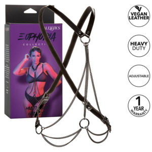 Calexotics-Euphoria Harness Multi-Chain Premium-Pelle · Bondage & Handschellen (Bild 2)