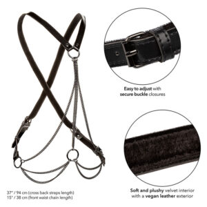 Calexotics-Euphoria Harness Multi-Chain Premium-Pelle · Bondage & Handschellen (Bild 3)