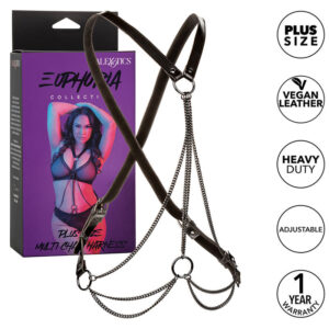 Calexotics-Harness Euphoria Multiplante Premium Groß Haut · Bondage & Handschellen (Bild 5)