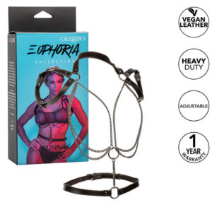Calexotics-Euphoria Harness Halser Multi-Kette Premium-Ökologische Haut · Bondage & Handschellen (Bild 2)