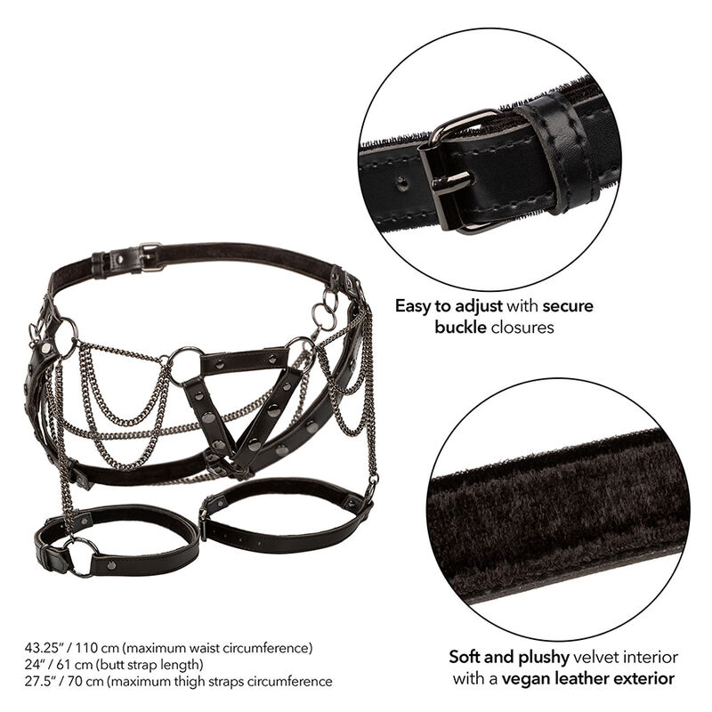 Calexotics-Harness Premium für Euphorie Kissen mit Ketten · Bondage & Handschellen (Bild 3)