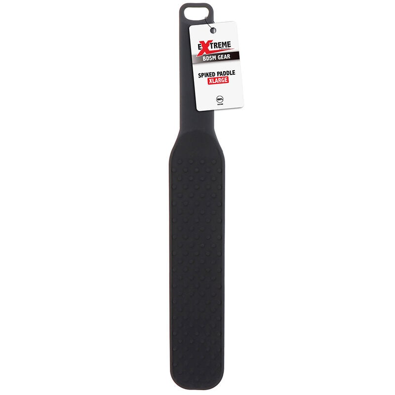 Hidden Desire-Extreme Paddle mit Spikes Extra Large Schwarz-Silikon