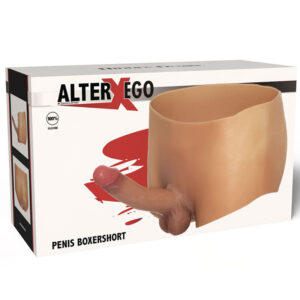 Hidden Desire-Alter Ego Boxershort mit Penis 18 cm, Abmessungen L-Silikon · Herrenunterwäsche (Bild 6)
