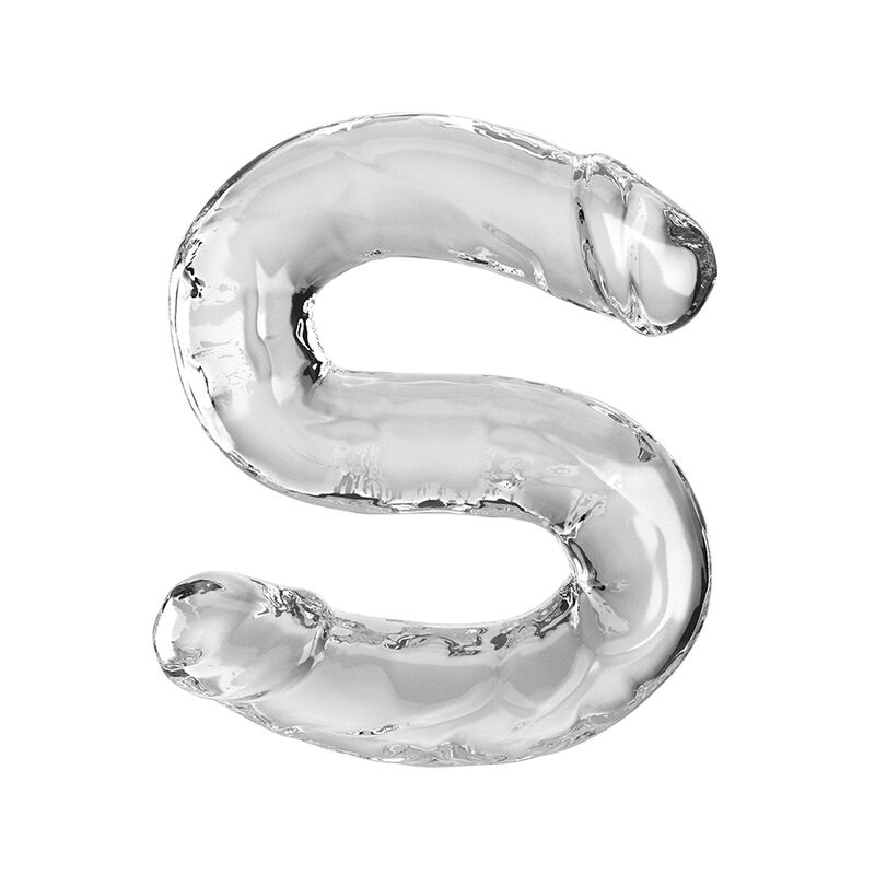 King Cock-Double Trouble Dildo Doppel 46 cm Transparent-TPE · Sextoys (Bild 3)