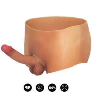 Hidden Desire-Alter Ego Boxershot mit Penis 18 cm S/M-Silikon · Herrenunterwäsche