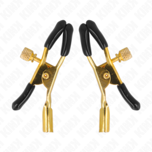 Kink Nipple Grip-Gold Brustwarzenhalter 6 cm-Metal · BDSM-Zubehör (Bild 5)