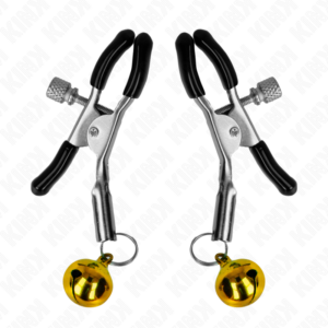 Kink Nipple Grip-Brustwarzen mit goldenen Klingeln 6 · BDSM-Zubehör (Bild 5)