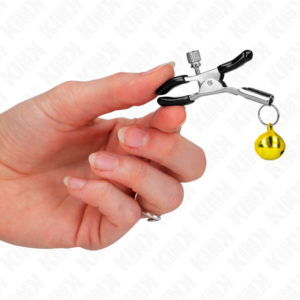 Kink Nipple Grip-Brustwarzen mit goldenen Klingeln 6 · BDSM-Zubehör (Bild 4)