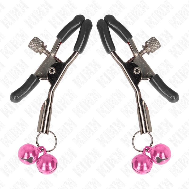 Kink Nipple Grip-Double Caps mit Campanelle Rosa, 6 · BDSM-Zubehör (Bild 5)