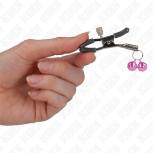 Kink Nipple Grip-Double Caps mit Campanelle Rosa, 6 · BDSM-Zubehör (Bild 4)
