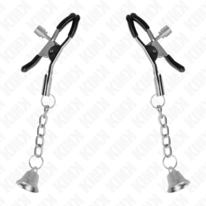 Kink Nipple Grip-Clame für Nippel mit Glocken Anhänger · BDSM-Zubehör (Bild 5)