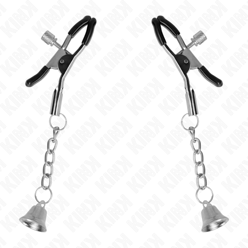 Kink Nipple Grip-Clame für Nippel mit Glocken Anhänger · BDSM-Zubehör (Bild 5)