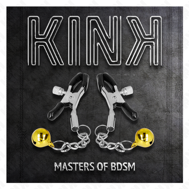 Kink Nipple Grip-Brustwarzenhalter mit Anhänger Glocke · BDSM-Zubehör (Bild 5)