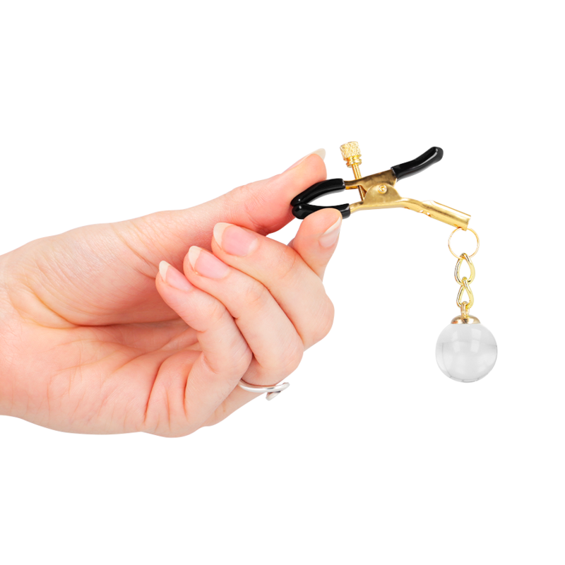 Kink Nipple Grip-Brustwarzen mit Glasperlen · BDSM-Zubehör (Bild 3)