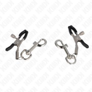 Kink Nipple Grip-Zange für Nippel mit Haken 6 cm-Metal · BDSM-Zubehör (Bild 5)