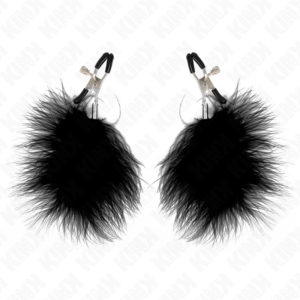Kink Nipple Grip-Schwarz 7 cm-Metal Feder für Brustwarzen · BDSM-Zubehör (Bild 4)