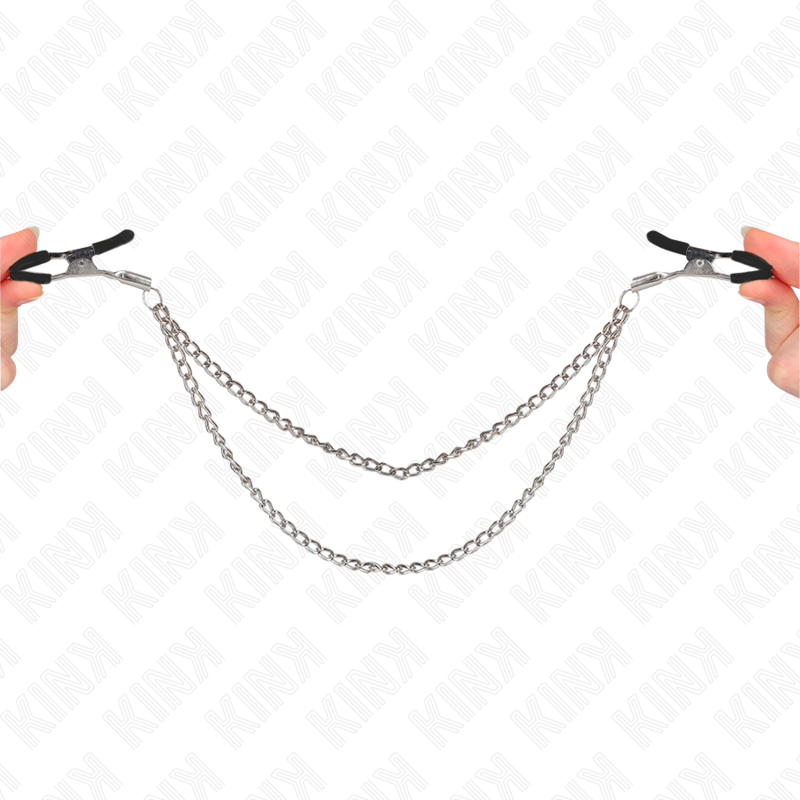 Kink Nipple Grip-Brustwarzen mit 2 dicken Ketten · BDSM-Zubehör (Bild 5)