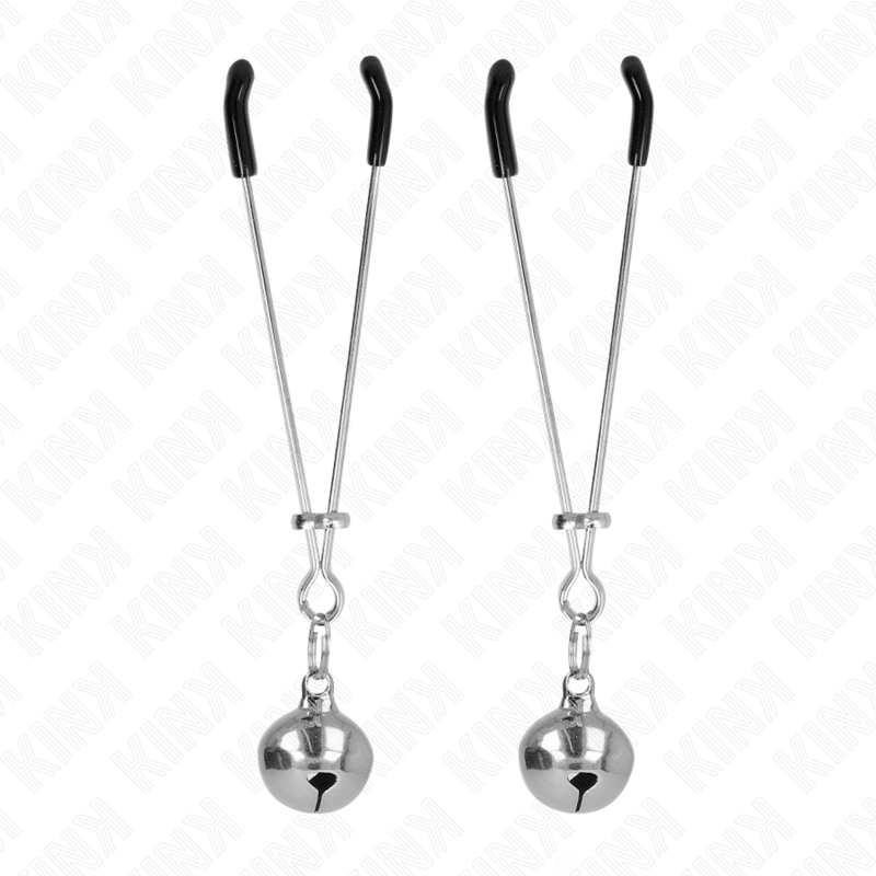 Kink Nipple Grip-Feine Brustwarzen mit Glocken-Silber · BDSM-Zubehör (Bild 5)