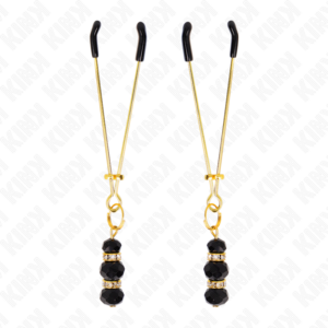 Kink Nipple Grip-Goldene dünne Brustwarzen für Nippel mit 3 · BDSM-Zubehör (Bild 5)