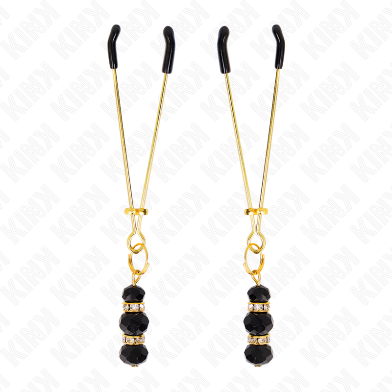 Kink Nipple Grip-Goldene dünne Brustwarzen für Nippel mit 3 · BDSM-Zubehör (Bild 5)