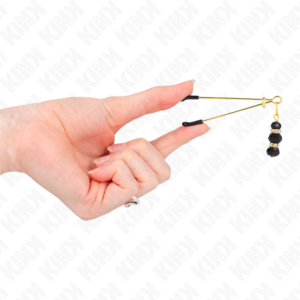 Kink Nipple Grip-Goldene dünne Brustwarzen für Nippel mit 3 · BDSM-Zubehör (Bild 3)