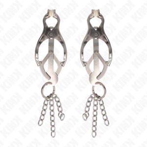 Kink Nipple Grip-Japanese Clover Morsetti für Niplu mit Ketten · BDSM-Zubehör (Bild 5)