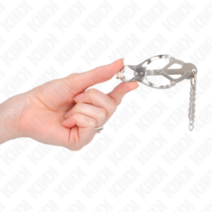 Kink Nipple Grip-Japanese Clover Morsetti für Niplu mit Ketten · BDSM-Zubehör (Bild 3)