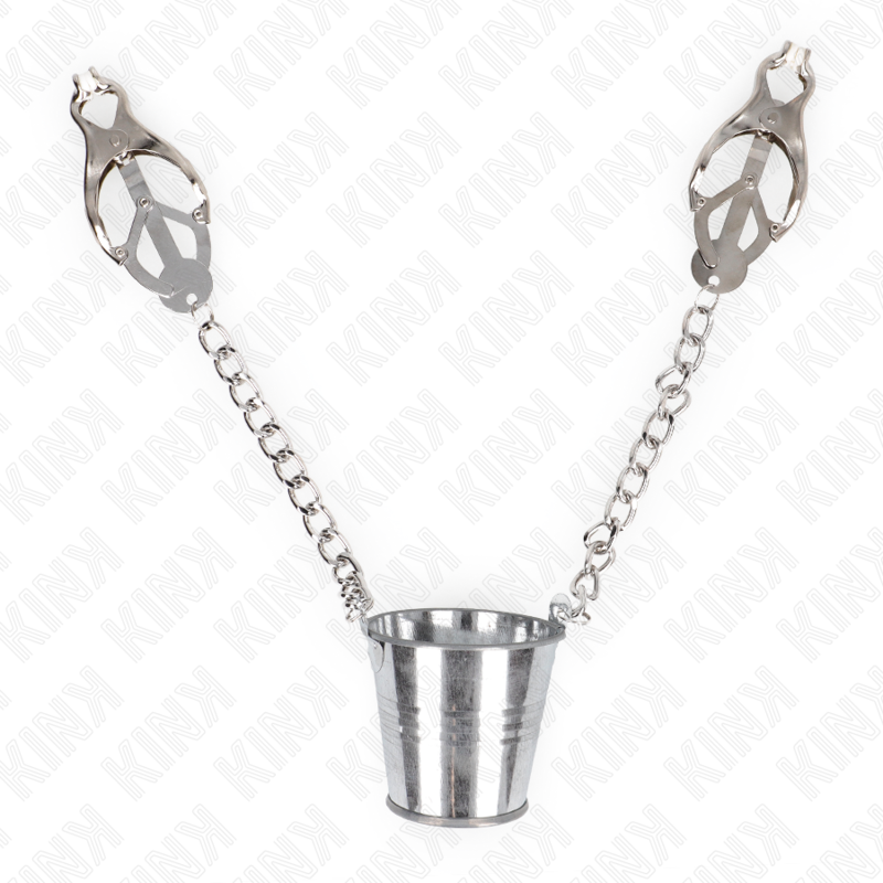 Kink Nipple Grip-Brustwarzen mit Becher, Silber-Silikon · BDSM-Zubehör (Bild 5)