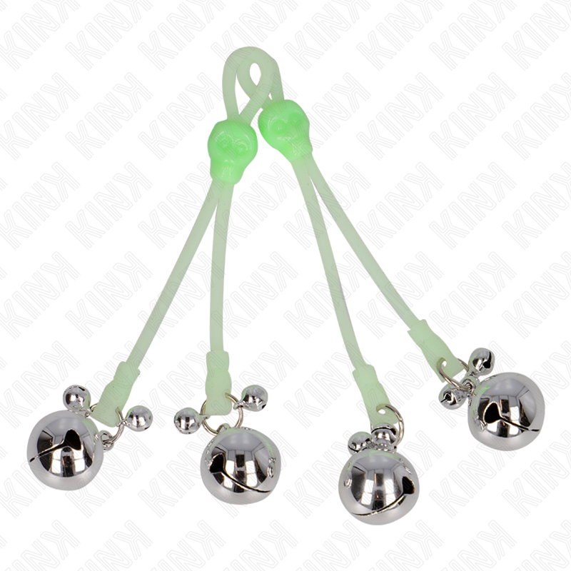 Kink Nipple Grip-Luminous Skull Clame für Brustwarzen mit Ringen · BDSM-Zubehör (Bild 5)