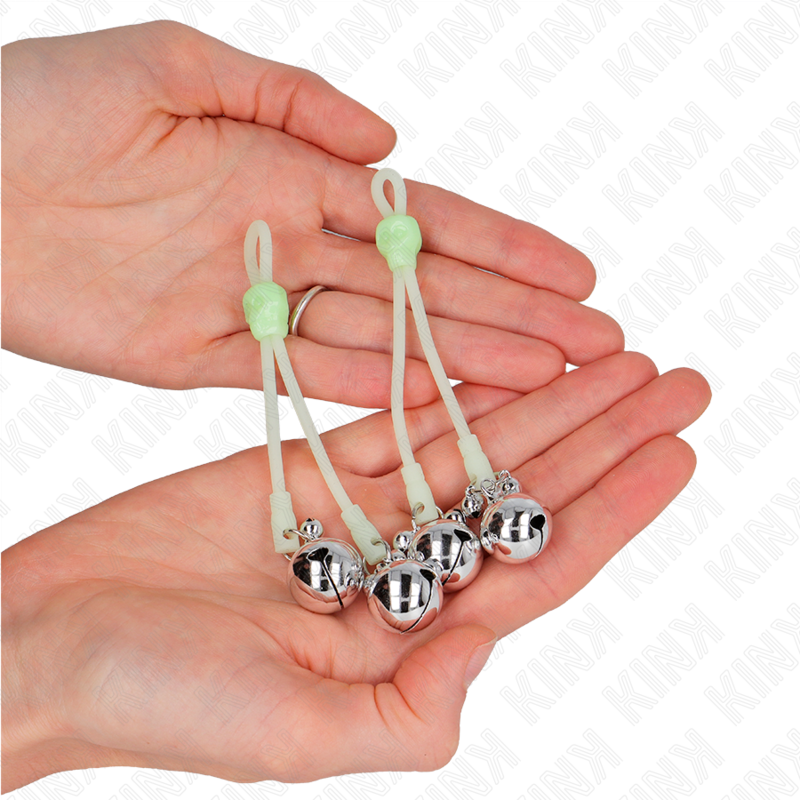 Kink Nipple Grip-Luminous Skull Clame für Brustwarzen mit Ringen · BDSM-Zubehör (Bild 2)