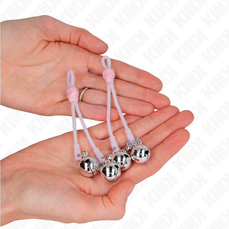 Kink Nipple Grip-Muffen für helle Brustwarzen mit Ringen · BDSM-Zubehör (Bild 3)
